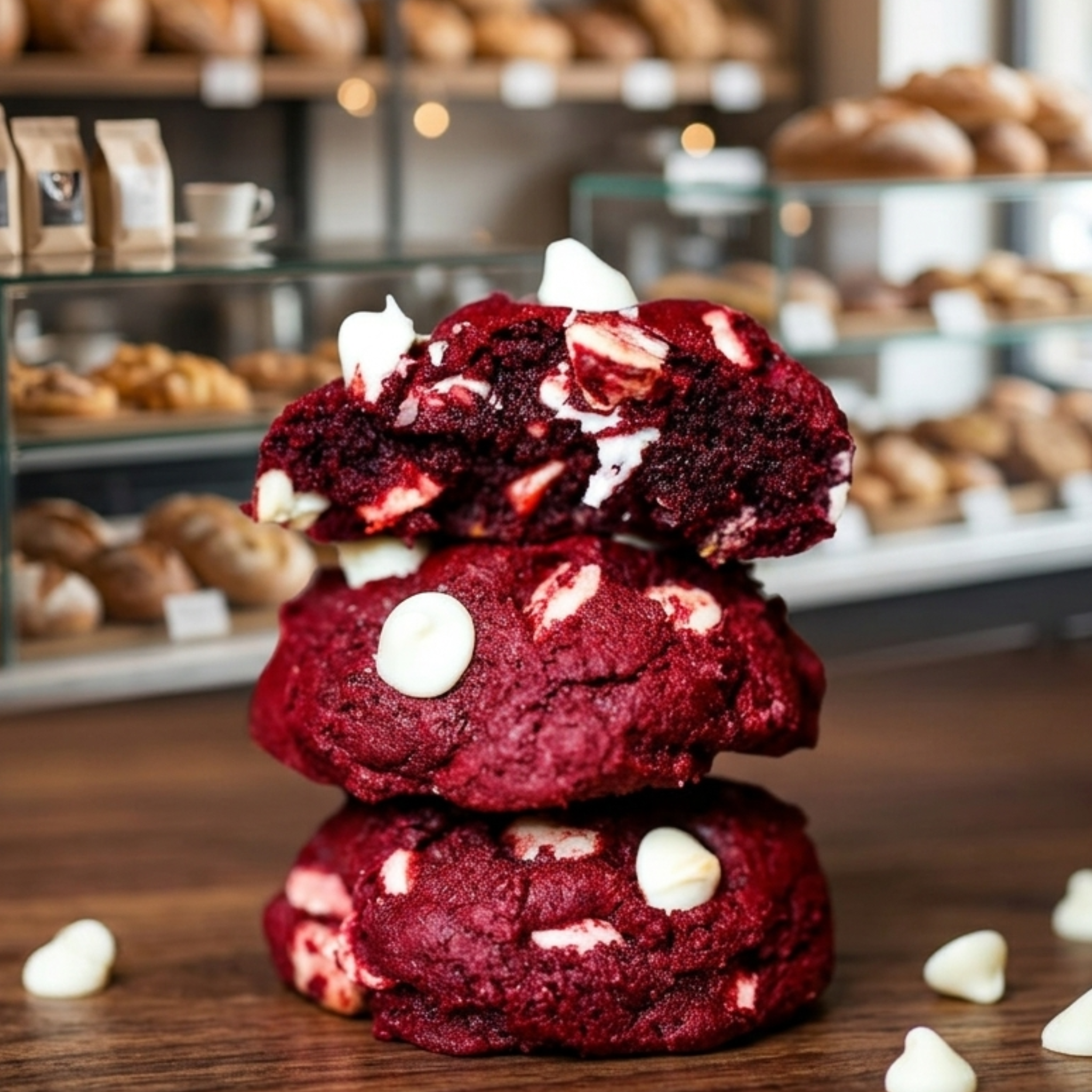 Red Velvet Cookies by Krumble